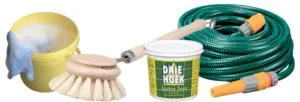 schoonmaakspullen voor parasol schoonmaken