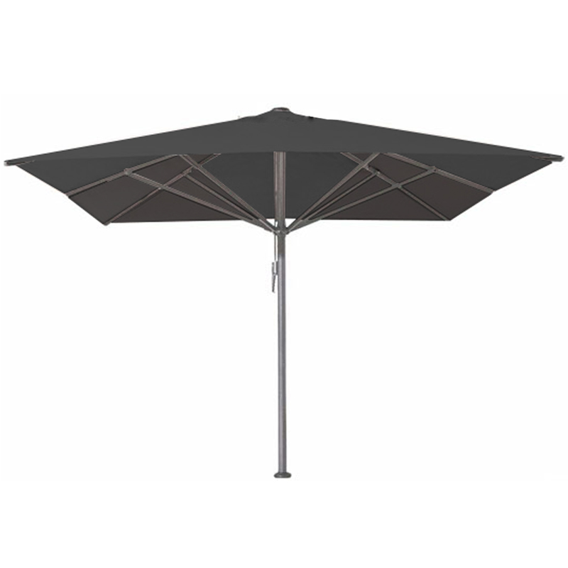 vonk hypotheek martelen Parasol Bella 400x400 zwart - Horecaparasol Expert